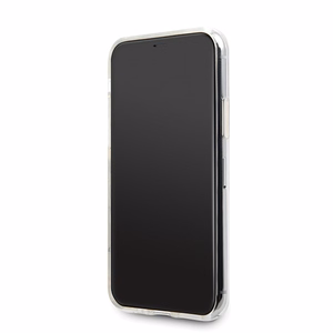 Guess GUHCN58SGTLGO iPhone 11 Pro kuldne/kuldne kõva ümbris Glitter Triangle