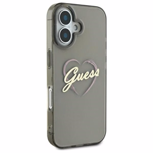 Guess IML Heart Ümbris jaoks iPhone 16 Plus - must