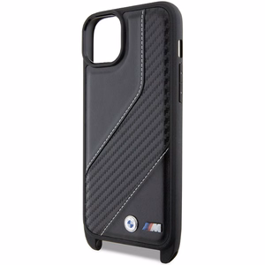 BMW M Edition Carbon Stripe & Strap ümbris jaoks iPhone 15 / 14 / 13 - must