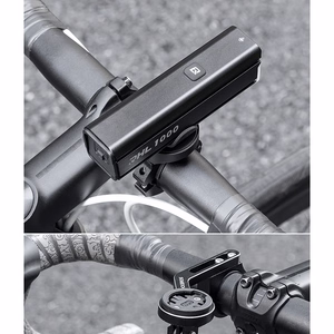 Rockbros 24610002001 eesmine jalgrattatuli 1000 lm + USB-C - USB-A kaabel - must