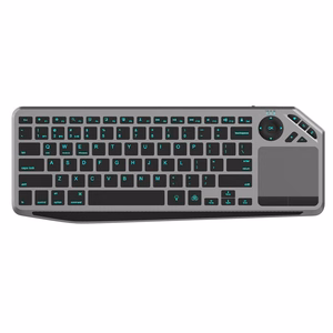 Techly ICTB9801TB klaviatuur RF juhtmevaba + Bluetooth QWERTY US English must