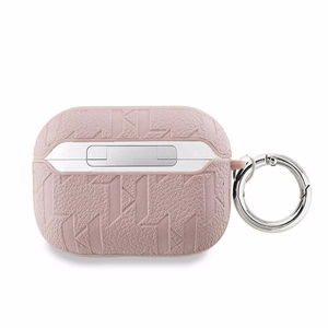 Karl Lagerfeld Monogram Choupette Head ümbris jaoks AirPods Pro 2 - roosa