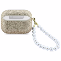 Guess Glitter Pearl Rihm Ümbris for AirPods Pro 3 - kuldne