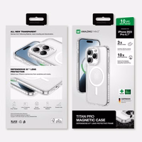Amazing Thing Titan Pro Magsafe Ümbris 10FT IP156.7PTMCL jaoks Iphone 15 Pro Max läbipaistev