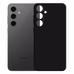 3mk Silicone Ümbris jaoks Samsung Galaxy S24 FE - must