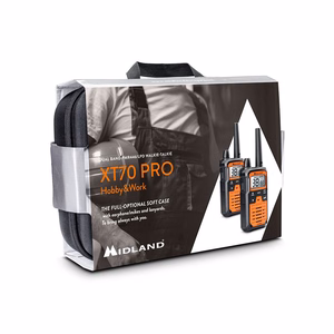 MIDLAND XT70 PRO käsi-PMR-raadiosaatjad kohvris
