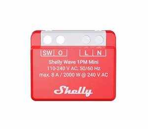 Shelly Wave 1PM Mini LR nutikas Z-Wave relee