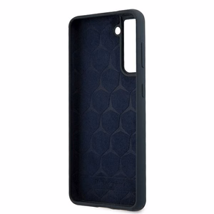 Mercedes Silicone Line чехол для Samsung Galaxy S21 - синий