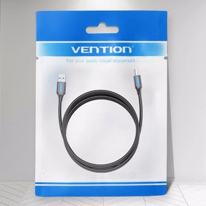 Vention USB 2.0 A isane–B isane kaabel 3 m, must, PVC