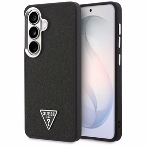 Guess ümbris Fixed Glitter Triangle MagSafe Samsung Galaxy S26 Plus must