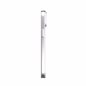 Moshi iGlaze ümbris seadmele iPhone 14 Plus, MagSafe'iga ühilduv, läbipaistev Luna Silver detailidega