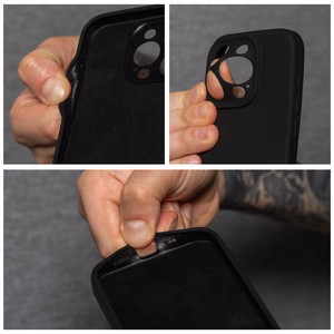Ümbris Silikoon 2mm jaoks IPHONE 15 Pro must