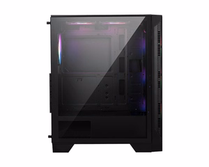 MSI MAG Forge 120A Airflow Midi Tower must, läbipaistev