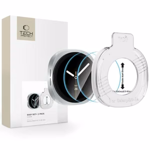 Tech-Protect Easy Set+ 2-Pack Tempered Glass for Samsung Galaxy Watch Ultra 40mm