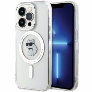 Karl Lagerfeld IML Choupette MagSafe ümbris jaoks iPhone 14 Pro Max - läbipaistev