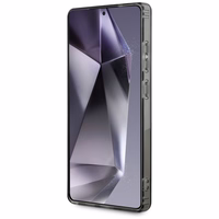 GUESS ümbris jaoks SAMSUNG S25 Ultra GUHMS25LHFGEREK (Magnetic IML Glitter Circle) must