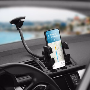 Car phone hoidja Forcell F-Grip Regular 27 cm windshield / dashboard / air vent must