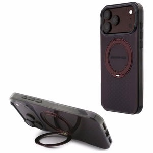 Mercedes AMG IML Double Layer Urban Line ümbris seadmele iPhone 18 Pro Max / 17 Pro Max, rõngastoega, MagSafe-ühilduv – bordoopunane
