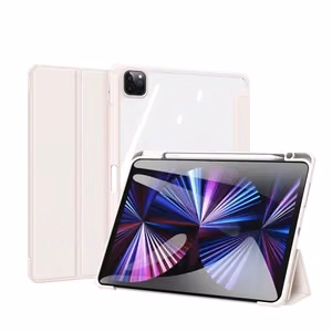 Dux Ducis Toby Armored Flip Smart Case iPad Air 2020/2022 jaoks koos Apple Pencili hoidjaga roosa värvipliiatsiga