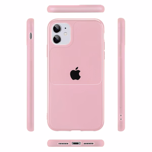 TEL PROTECT Window Ümbris jaoks Iphone 12 Pro Max Roosa