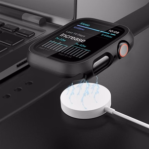 Tech-Protect Defense360 Karastatud klaas Ümbris jaoks Apple Watch 10 (46mm) - must