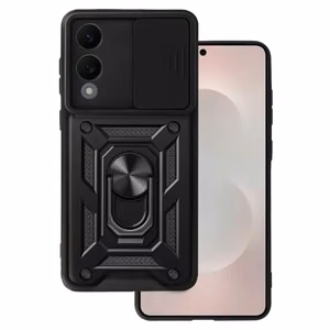 Slide Camera Armor Ümbris jaoks Samsung Galaxy S25 Edge Must
