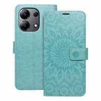 MEZZO Book ümbris jaoks XIAOMI Redmi Note 13 4G mandala roheline