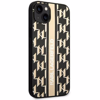 Karl Lagerfeld KLHCP14MPGKLSKW iPhone 14 Plus 6,7 "hardcase brown / brown Monogram Stripe