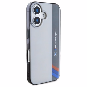 BMW Motosport IML Vertical Stripe iPhone 16 Ümbris - hall