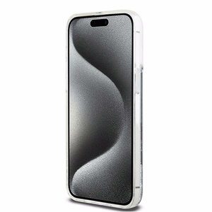 DKNY ümbris jaoks iPhone 15 Pro Max 6,7" DKHCP15XLBNAEK must HC liquid glitters w arch logo