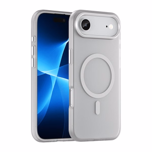 Magnetic Abrasive iPhone 17 Air Ümbris Compatible with MagSafe - Matt Valge