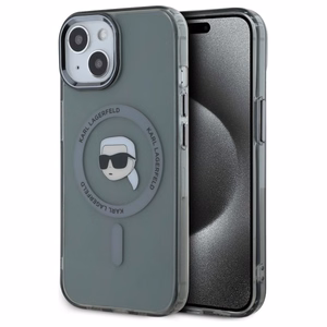 Karl Lagerfeld KLHMP15SHLSKIK iPhone 15 6.1" must/must hardcase IML Metal Karl Head MagSafe
