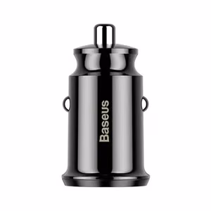 Baseus Grain autolaadija 2x USB 5V 3,1A, must