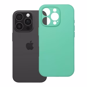 Чехол для iPhone 16 PRO Silicone 2mm совместимый с MagSafe мятный
