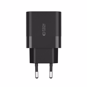 Tech-Protect C20W laadija 2x USB-C PD 20W - must