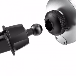 Autoehoidik Dudao F13XS must (15W / Magsafe ühilduv) (magnetiline / ventilatsioonivõre)
