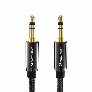 Wozinsky universal mini jack kaabel 2x AUX kaabel 2 m must
