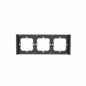 Рамка для тройного выключателя M5 80 SONOFF M5-3C-80-F (графит/чёрный)