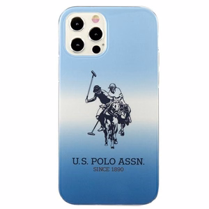 US Polo USHCP12MPCDGBL Gradient Collection ümbris seadmele iPhone 12 / 12 Pro 6.1", sinine