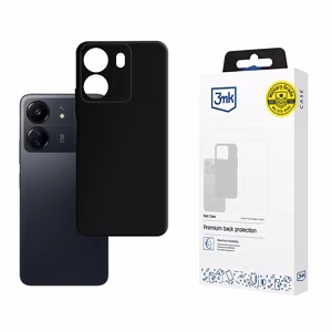 3mk Matt Ümbris jaoks Xiaomi Redmi 13C / Poco C65 - must
