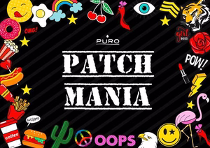 PURO Patch Mania ümbris seadmele Samsung Galaxy A3 (2017) koos 5 dekoratiivse embleemiga, kollane
