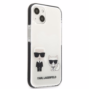 Karl Lagerfeld KLHCP13STPEKCW iPhone 13 mini 5.4" hardcase valge/valge Karl&Choupette