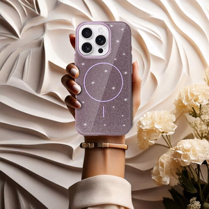 Magsafe Slim Shiny jaoks Iphone 15 purple