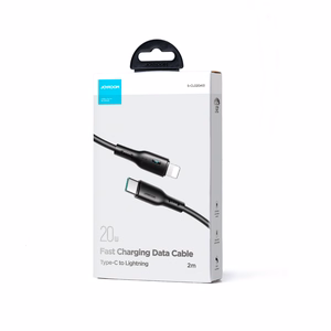 Joyroom Premium Series A13 Lightning / USB-C 20W 2m kaabel - must