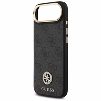 GUESS ümbris jaoks IPHONE 17 Air compatible with MagSafe GUHMP17MP4G4DCSK (PU W/ Strass Logo & Big Strap Metal Buttons) must