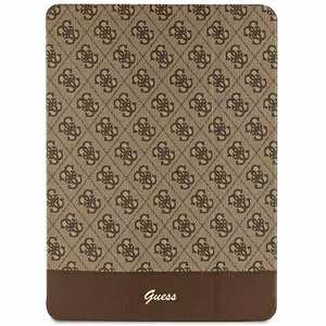 Guess 4G Stripe Allover ümbris jaoks iPad Pro 12.9" - brown