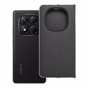 Флип-чехол для Xiaomi Redmi NOTE 14 PRO 5G / 14 PRO PLUS 5G Luna Book Carbon чёрный