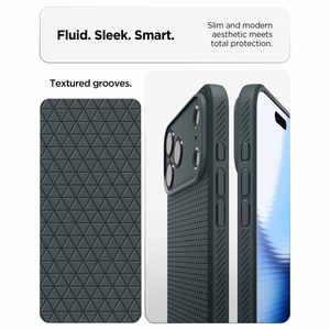 Spigen Liquid Air ümbris iPhone 18 Pro Max / 17 Pro Max jaoks, roheline