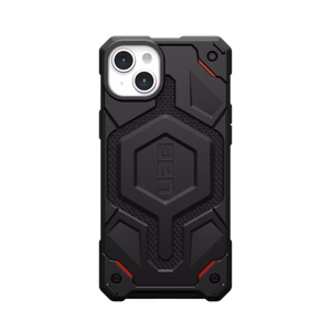 UAG Urban Armor Gear ümbris MONARCH PRO compatible with MagSafe jaoks IPHONE 15 Plus kevlar must