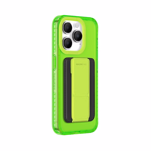 Amazing Thing Titan Pro Neon Mag Wallet Ümbris 10FT IP156.7PTWGN jaoks Iphone 15 Pro Max roheline with alus